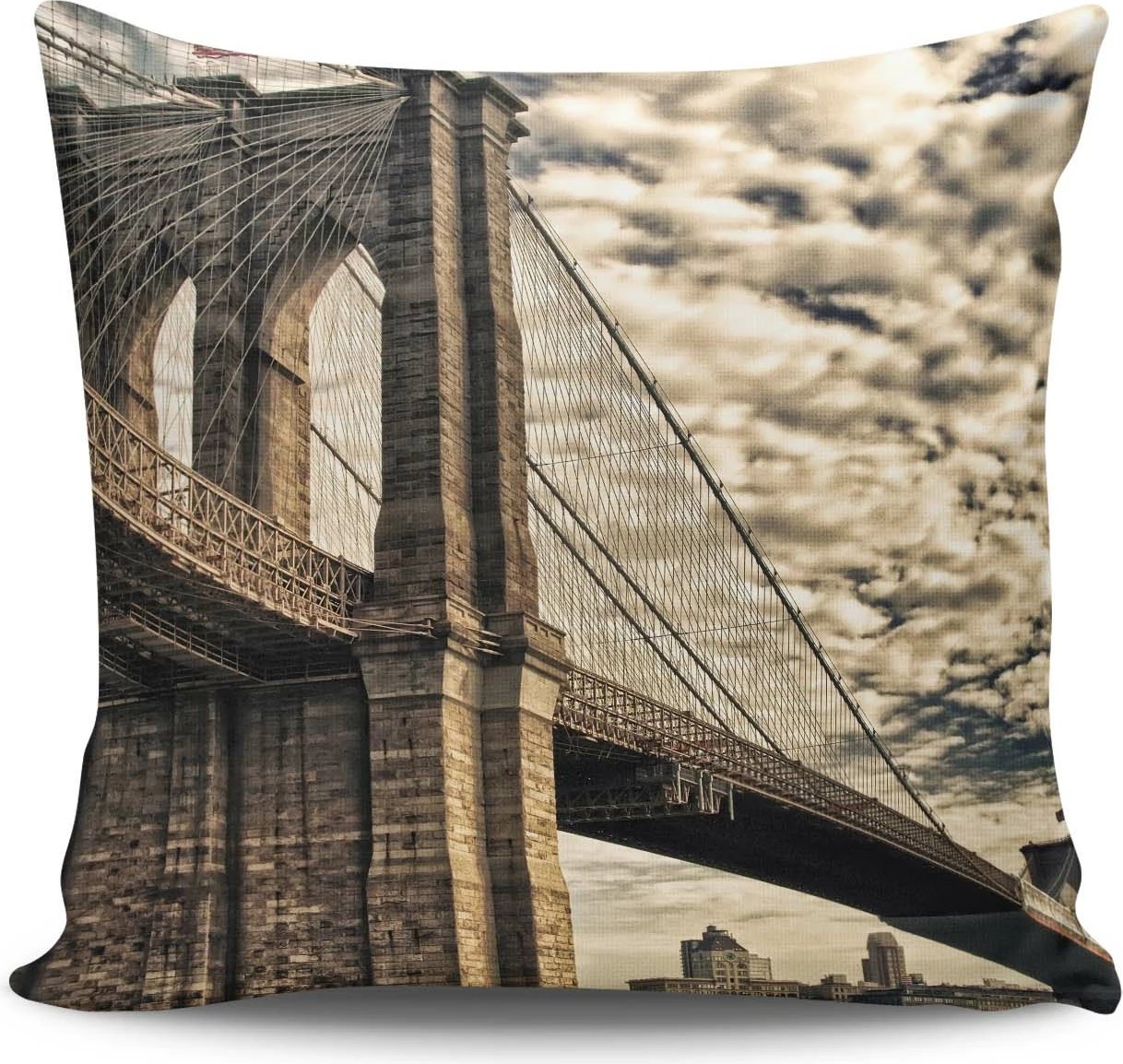 Jastëk Aberto Design, BRKRLNT-5, shumëngjyrësh, 43x43cm