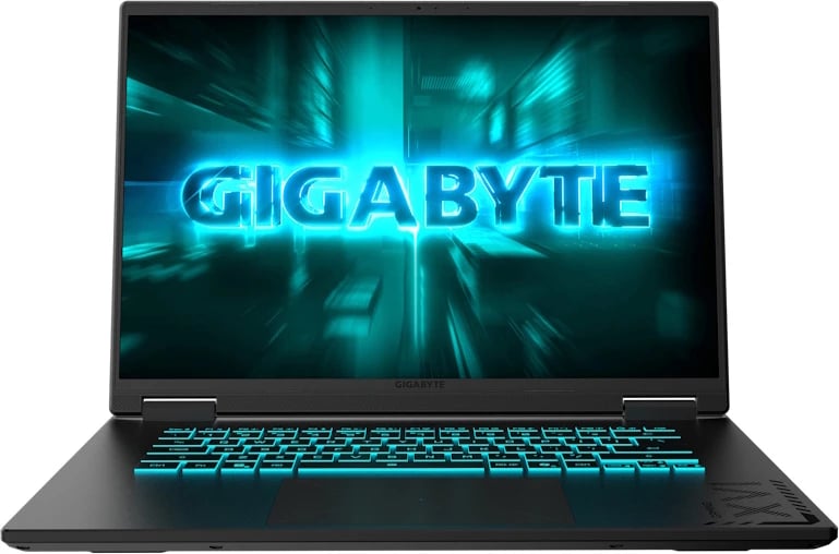 GIGABYTE A16 3VH - Laptop Gaming 16″ FHD+ 165Hz (AMD Ryzen 7 260, RTX 5060 8GB, 16GB RAM, 512GB SSD, Backlit Keyboard, 300 nits)