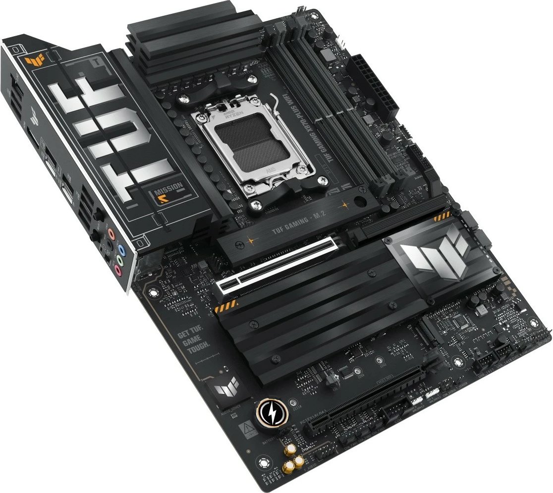 Pllakë amë Asus TUF GAMING X870-PLUS WIFI, Socket AM5, ATX, 4x DDR5, HDMI/USB-C, e zezë
