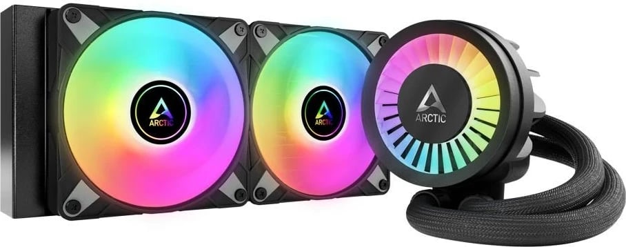 Ftohës uji Arctic Liquid Freezer III 240 A-RGB, për CPU, i zi