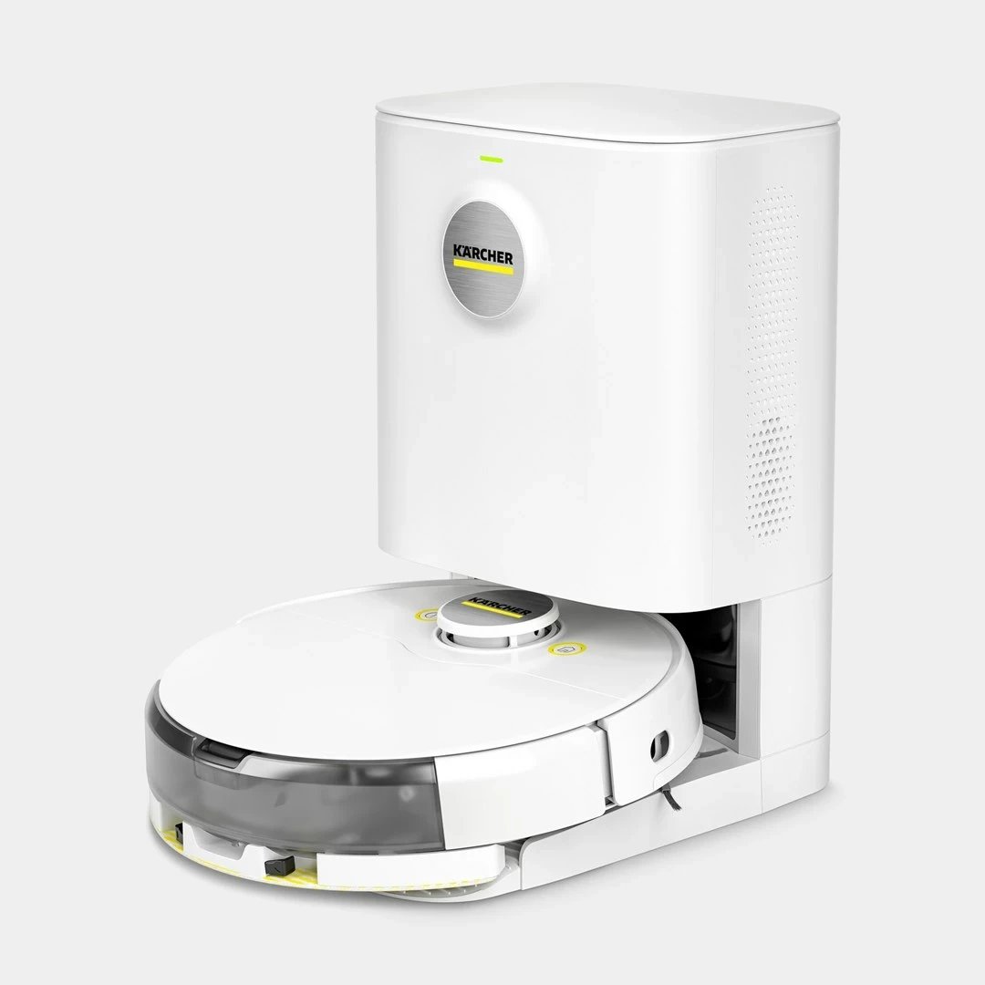 Stacion thithës Karcher RCV 5, për robot fshesë, Bardhë