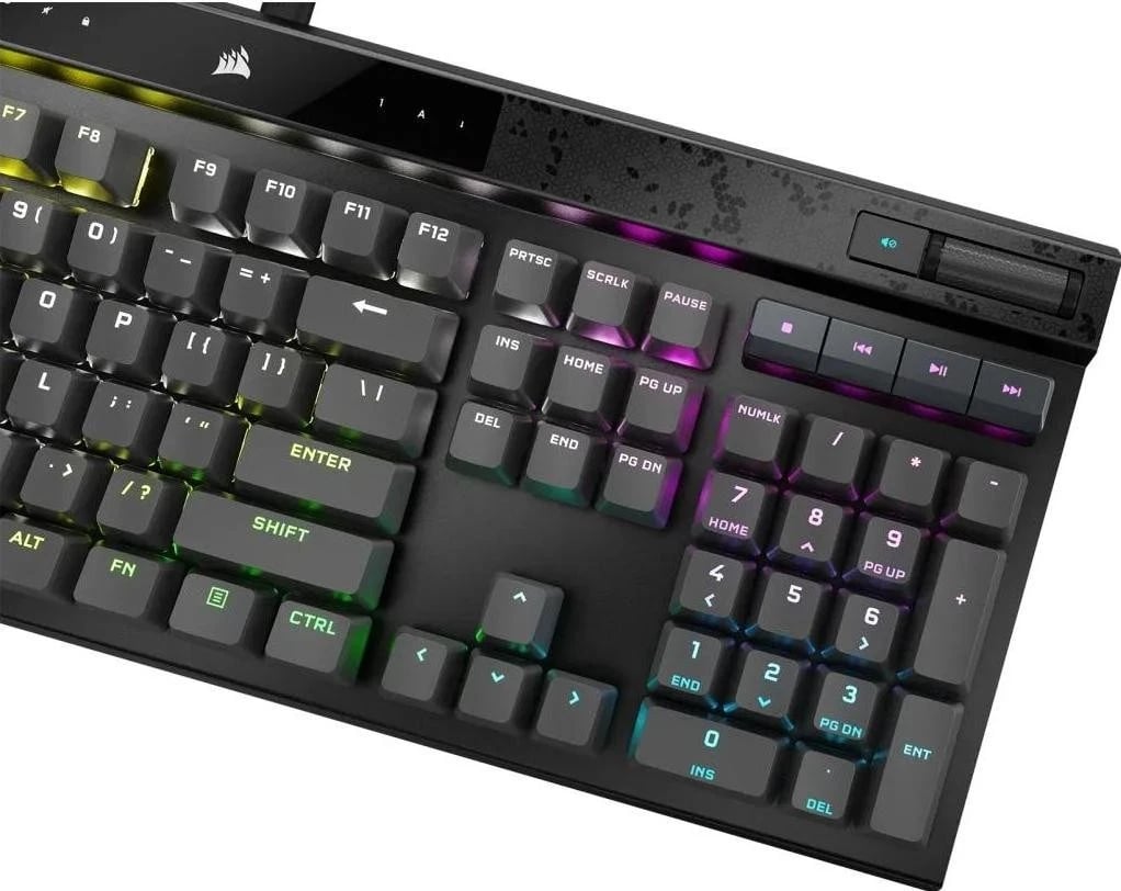 Tastierë Corsair K70 RGB PRO MAX, mekanike, RGB, e zezë