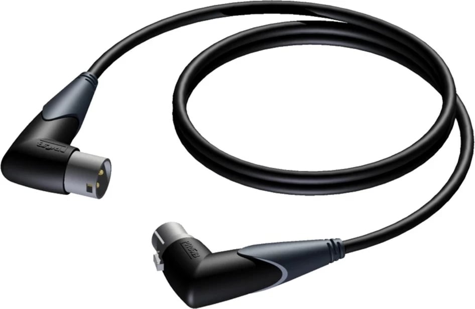 Kabllo audio PROCAB CLA904/5, XLR 3-pin mashkull-femër, 5m, Gri