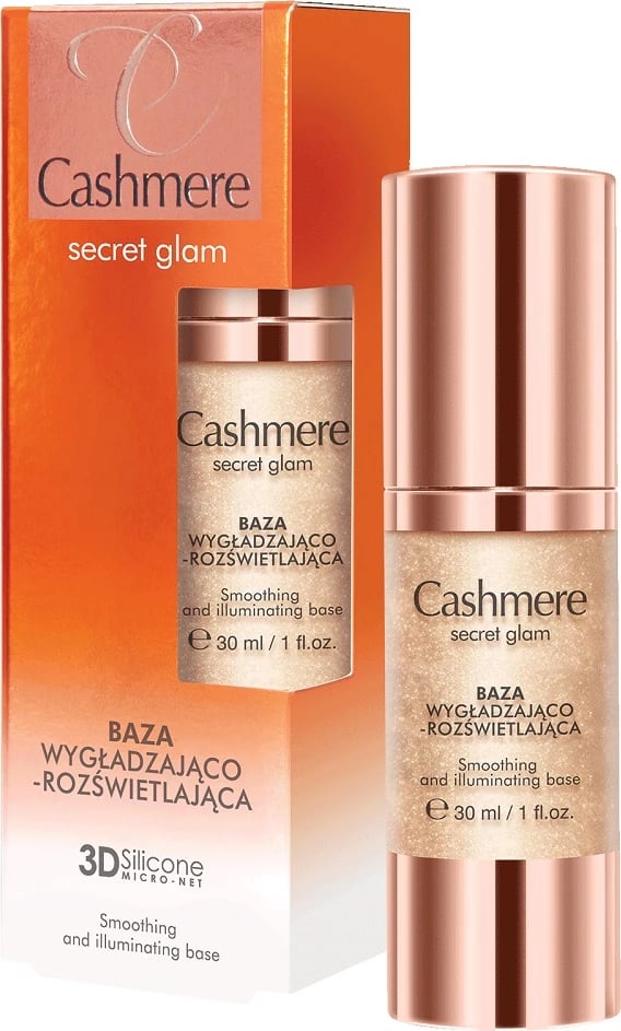 Primer për fytyrë Cashmere Secret Glam Base Smoothing and Illuminating, 30ml
