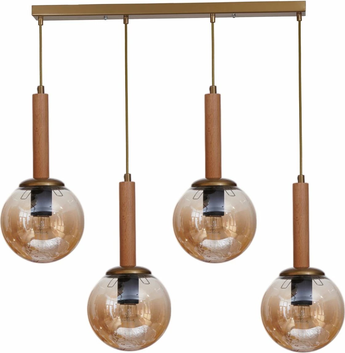 Llambadar Opviq, 9072-6, ngjyrë mjaltë, lis dhe ar