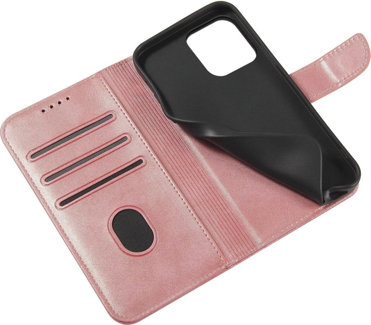 Mbështjellës magnetik me kapak për Samsung Galaxy S24 FE Hurtel, Rozë
