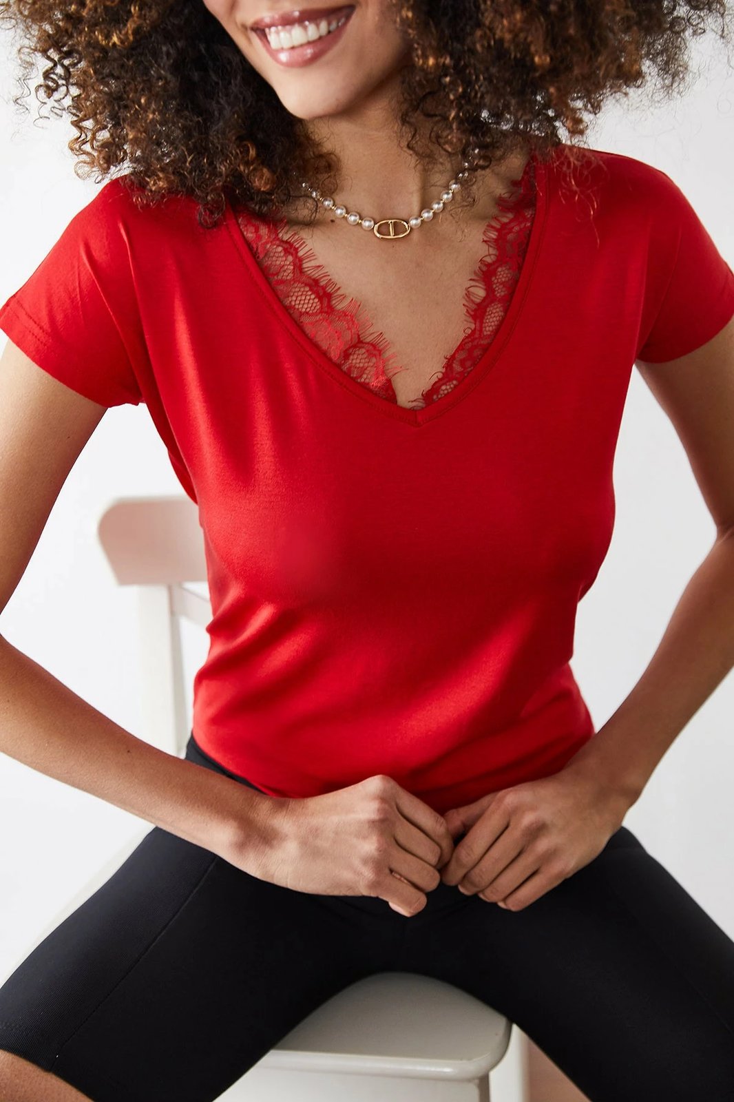 Bluzë e kuqe për gra, Jumeon, X2046