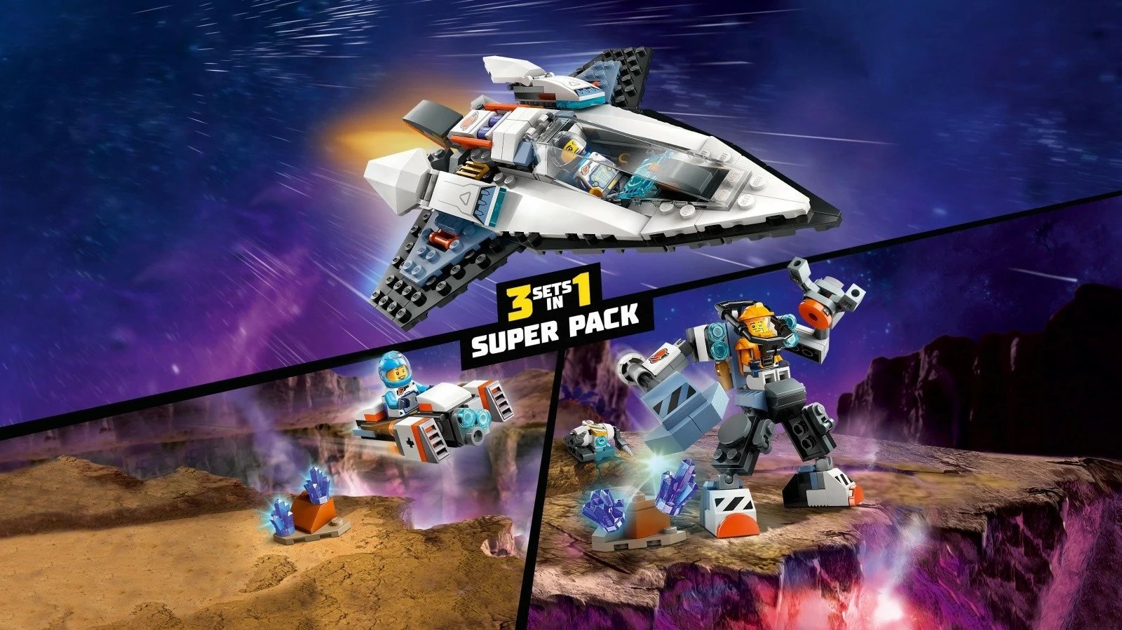 Set LEGO City 30663 Space Hoverbike, 46 pjesë, plastikë