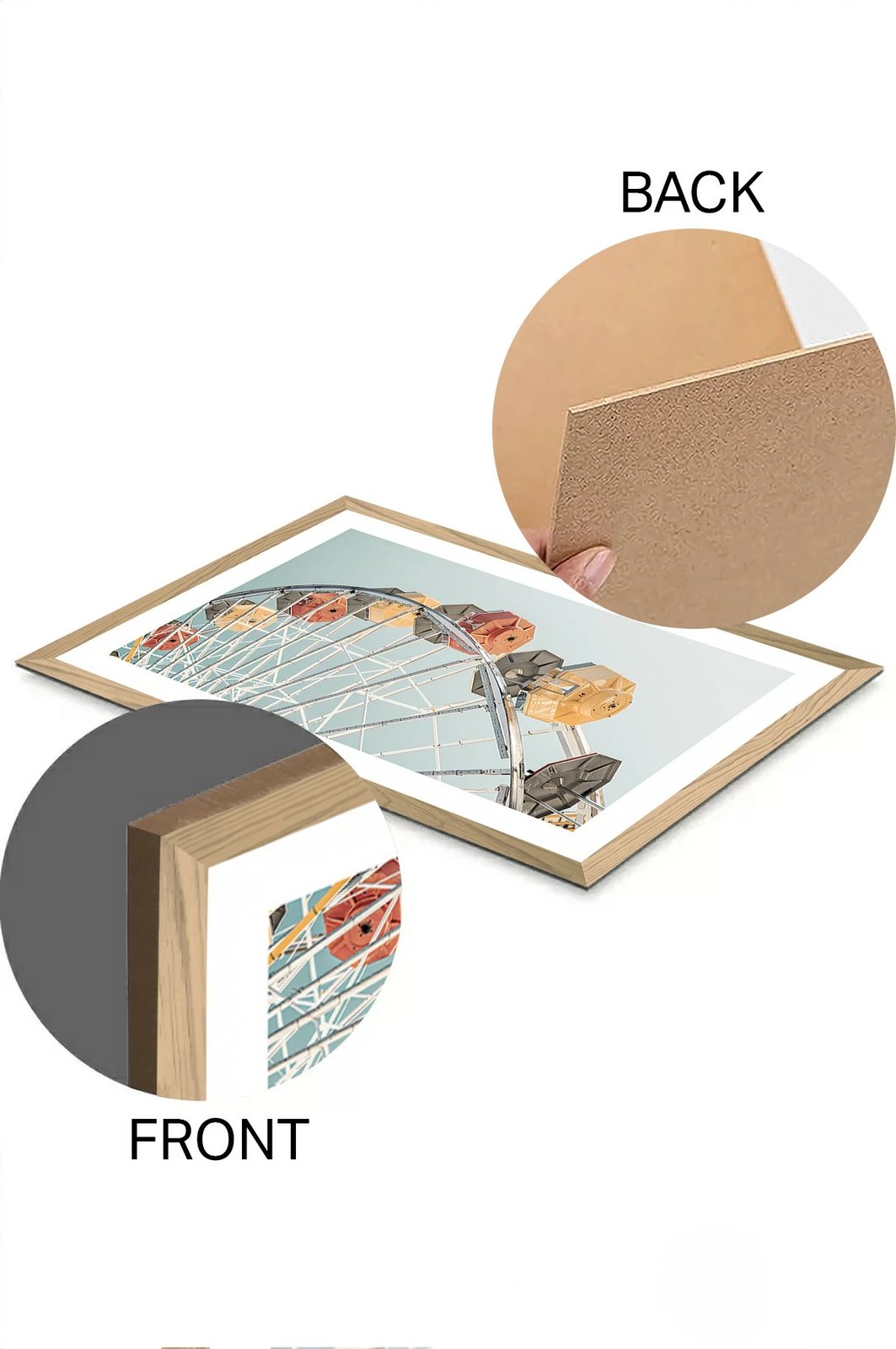 Pikturë dekorative, shumëngjyrëshe, Wallity, Tekhammdf143, 33x48cm