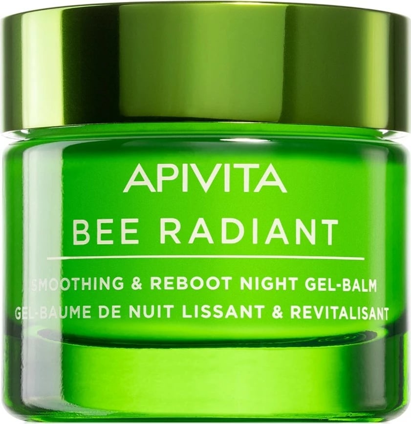 Xhel-balsam nate për fytyrë Apivita Bee Radiant Smoothing & Reboot Night Gel-Balm për femra, 50ml Xhel-balsam nate për fytyrë Apivita Bee Radiant Smoothing & Reboot Night Gel-Balm për femra, 50ml