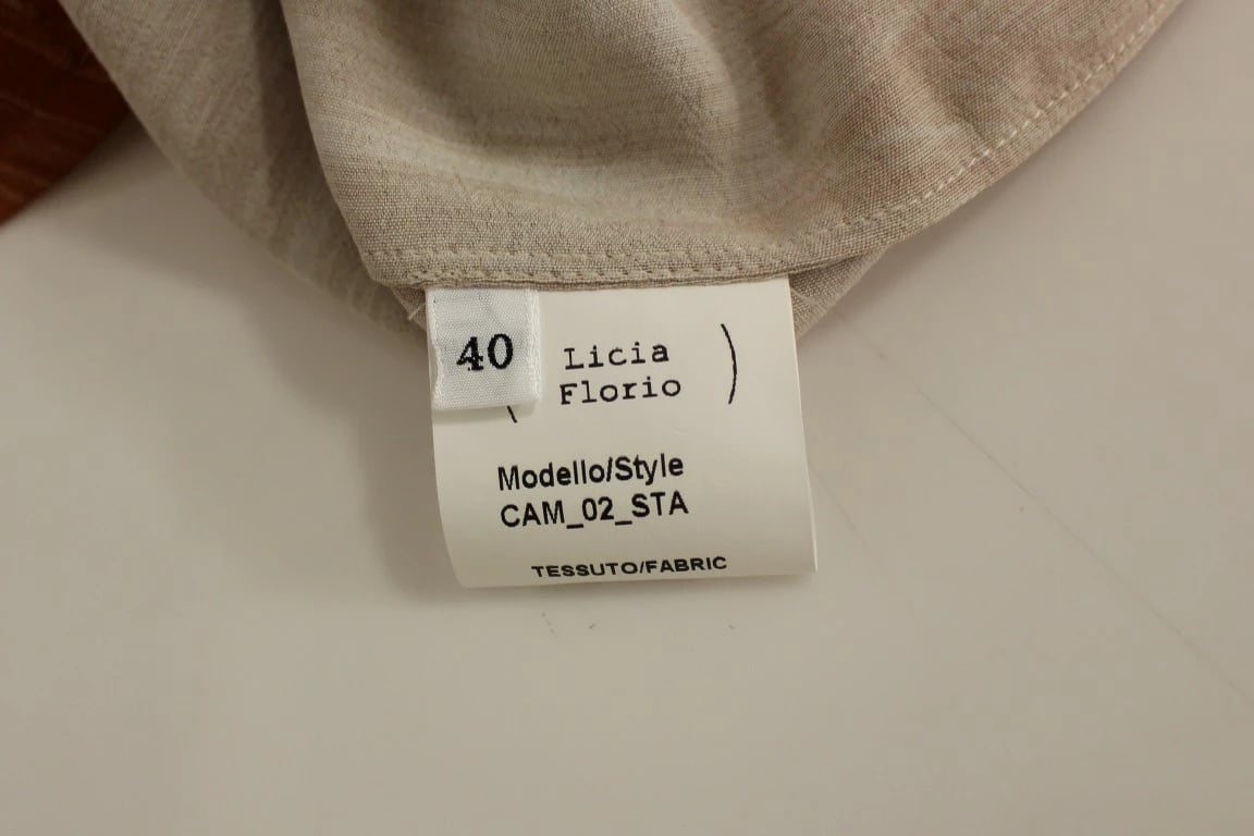Këmishë për femra Licia Florio, e portokalltë