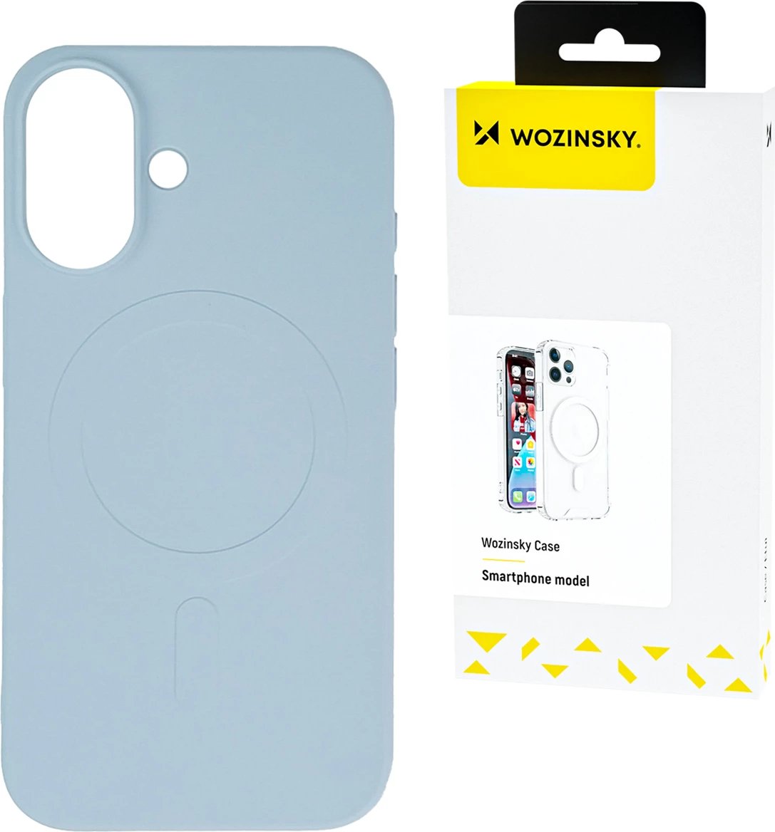 Mbështjellës Wozinsky Liquid Silicone Case MagSafe për Samsung Galaxy S25+, Blu