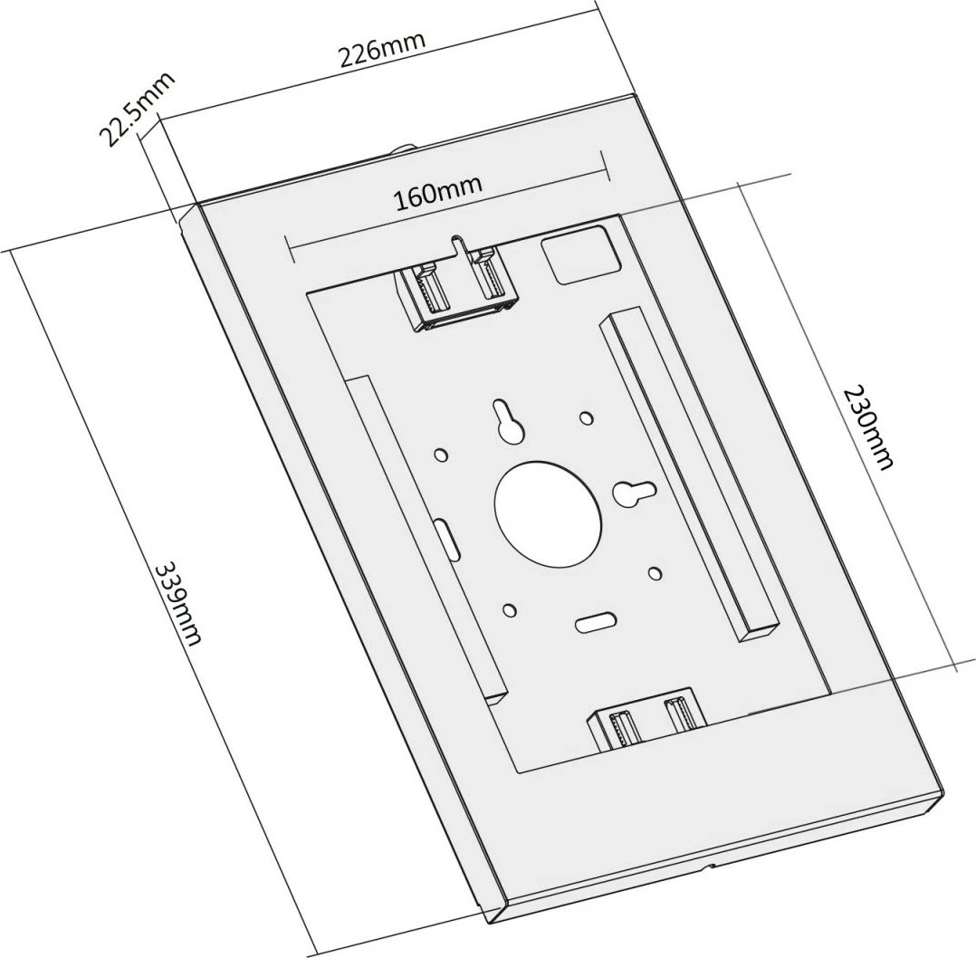 Mbajtës tableti Maclean MC-474W me bravë, për mur/tavolinë, 9.7-11", Bardhë Mbajtës tableti Maclean MC-474W me bravë, për mur/tavolinë, 9.7-11", Bardhë