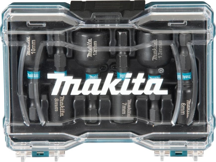 Set çelësa Makita 6 pjesë, 1/4", 50mm, çelik, metrik, zi