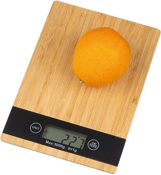 Peshore digjitale kuzhine MACMA, bambu, 1g - 5Kg