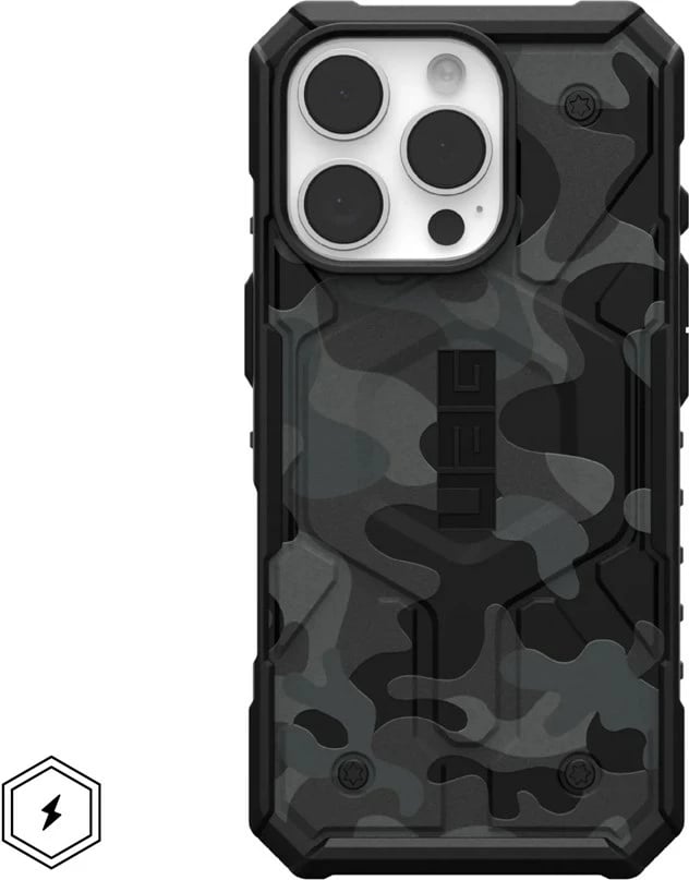 Mbështjellës Urban Armor Gear Pathfinder SE për celular, Apple, 16 cm (6.3"), TPU, Gri