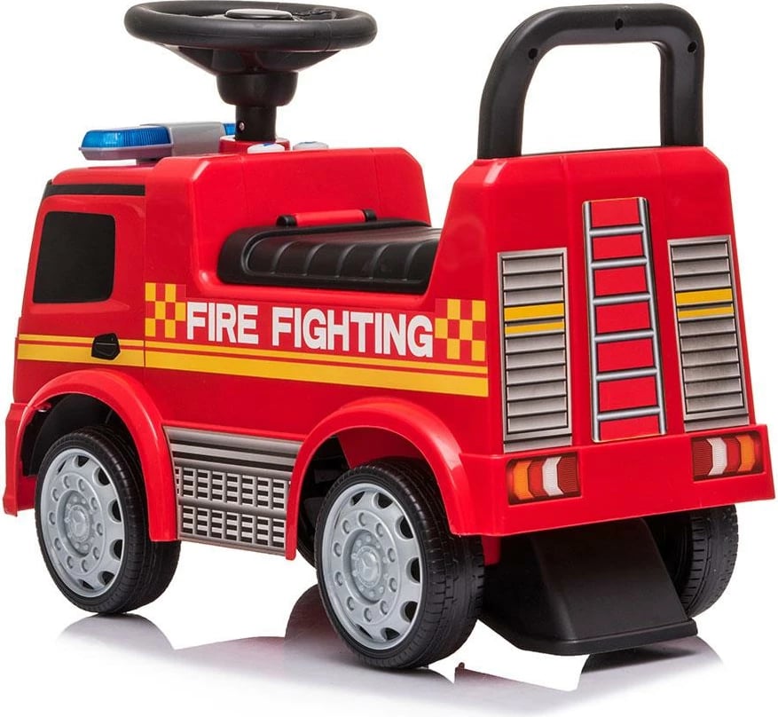 Makinë lodër me shtytje, Baby Mix, Mercedes HASICI, deri 25 kg, me drita e tinguj, 12m+, e kuqe