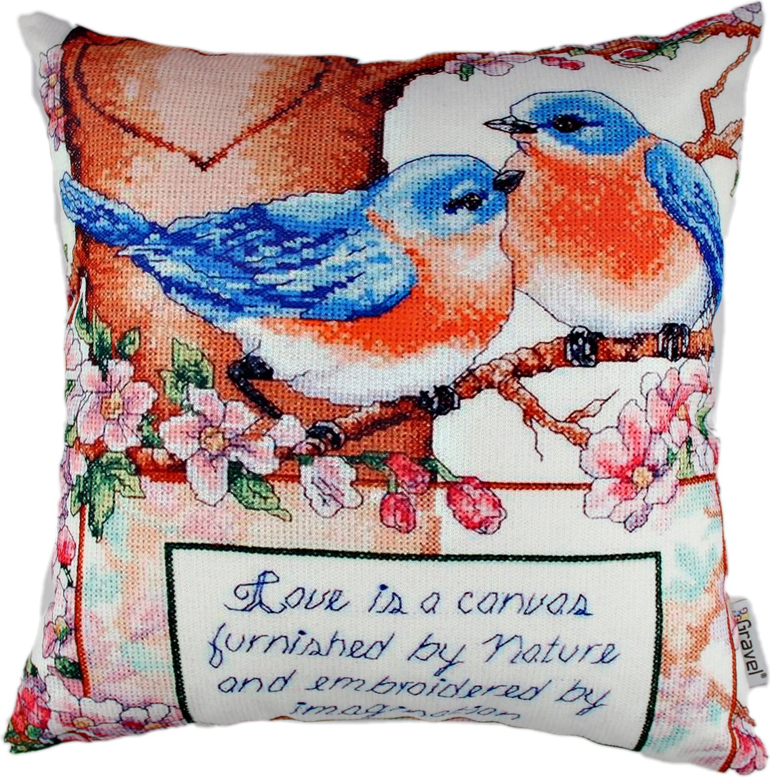 Jastëk dekorativ, shumëngjyrësh, Evila Originals, A10240, 43x43cm