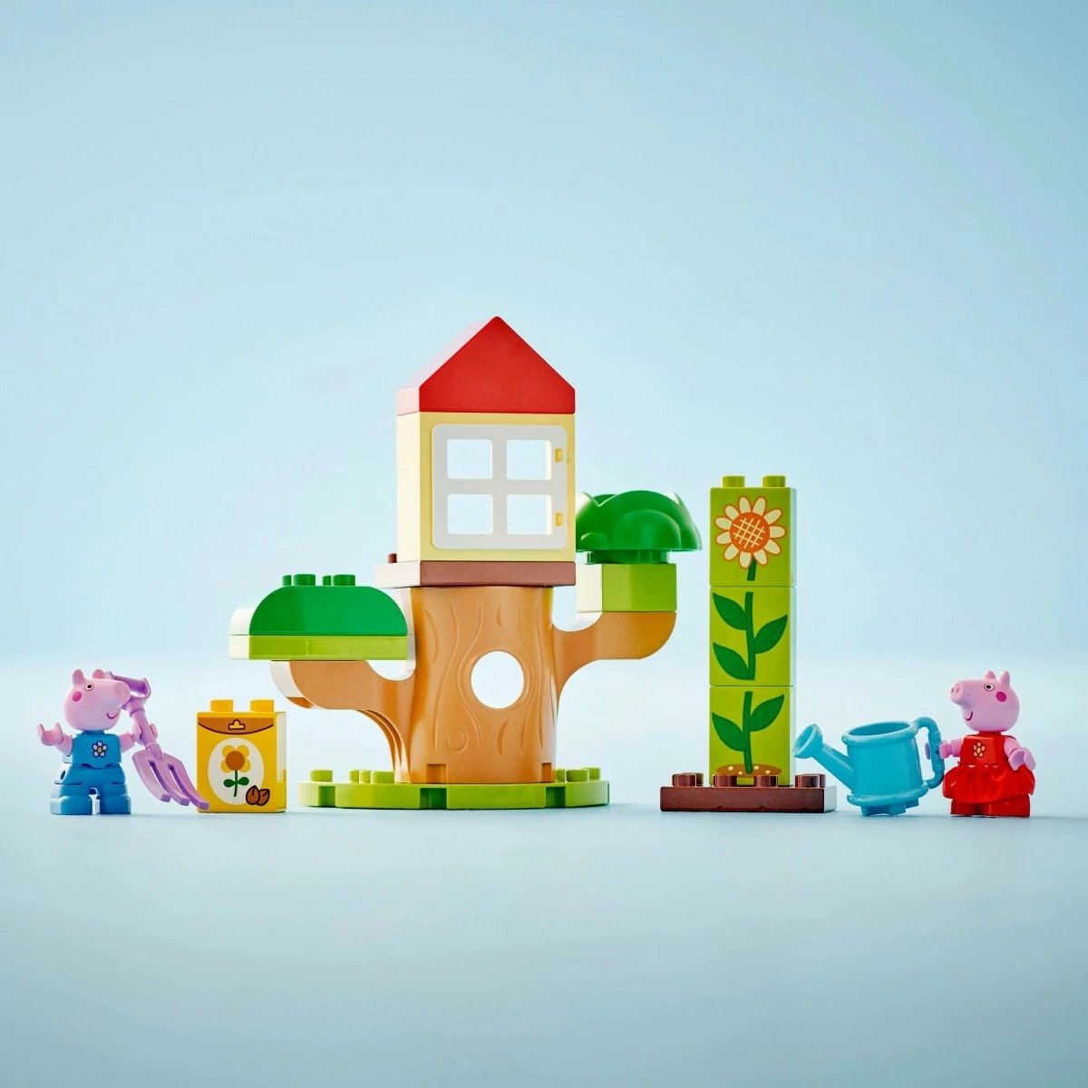 Set ndërtimi LEGO DUPLO Peppa Pig 10431, Kopshti dhe Shtëpiza në pemë, 20 pjesë