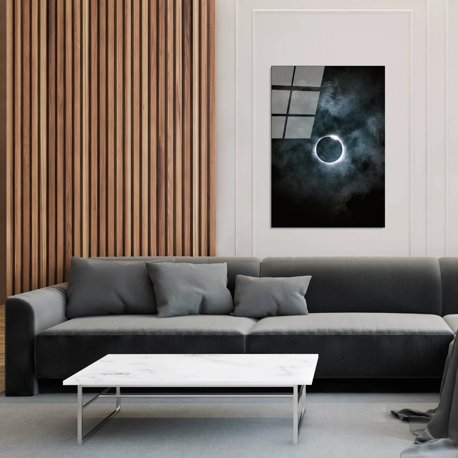 Pikturë dekorative prej xhami të temperuar, shumëngjyrëshe, Wallity UV-199, 70x100cm