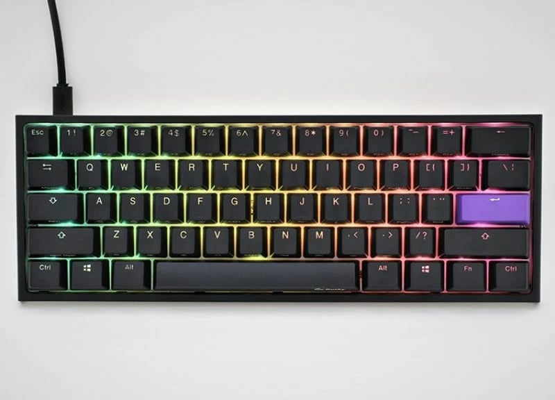 Tastierë gaming Ducky One 2 Pro Mini, e zezë