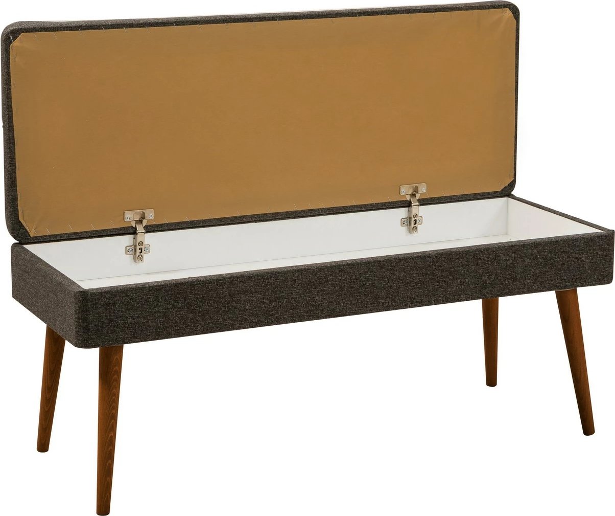 Set tavoline me karrige dhe konsolë, zgjatues, 5 pjesë, Skye Decor, Vina 02 1053, ngjyrë arre dhe antracit