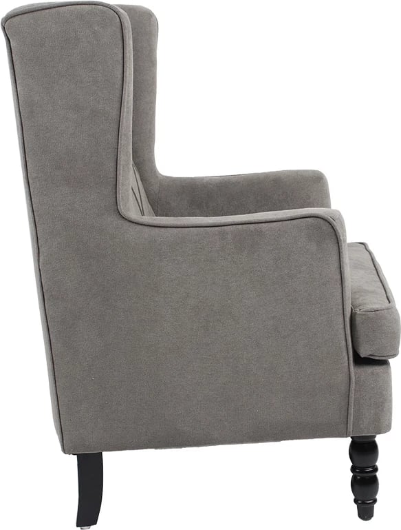 Fotel Efficient, material gri-e zezë, 72x97x100cm