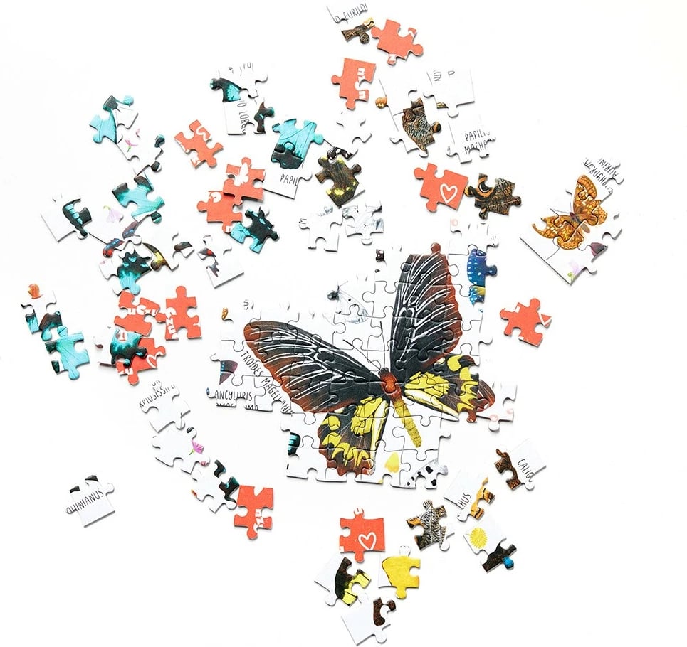 Puzzle CzuCzu Puzzlove Butterflies 1000 pjesë, shumëngjyrëshe
