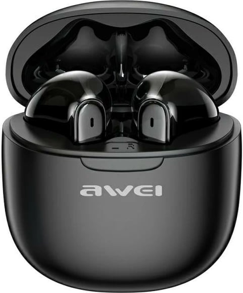 Kufje AWEI T68 TWS, Bluetooth 5.3, ENC, të zeza