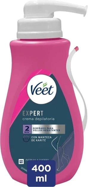 Krem depilimi për trup VEET Expert, 400ml, unisex