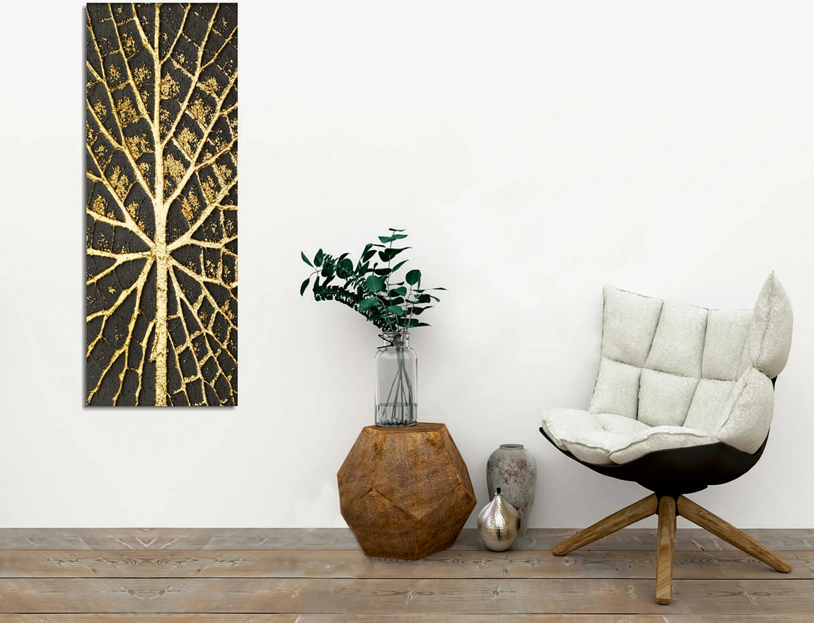 Pikturë dekorative në kanavacë, shumëngjyrëshe, Wallity PC306, 30x80cm