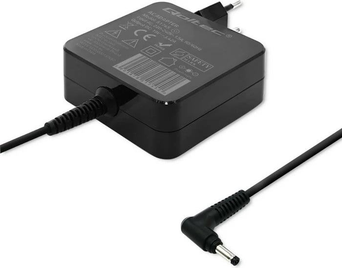 Karikues laptopi Qoltec për Asus, 65W, 19V, 3.42A, 5.5x2.5 mm, i zi