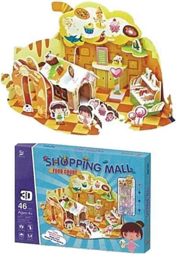 Puzzle 3D Charmland Shopping Mall, 46 pjesë