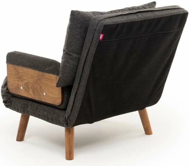 Krevat-karrige një vendësh Atelier del Sofa, Cosmo Single, gri e errët