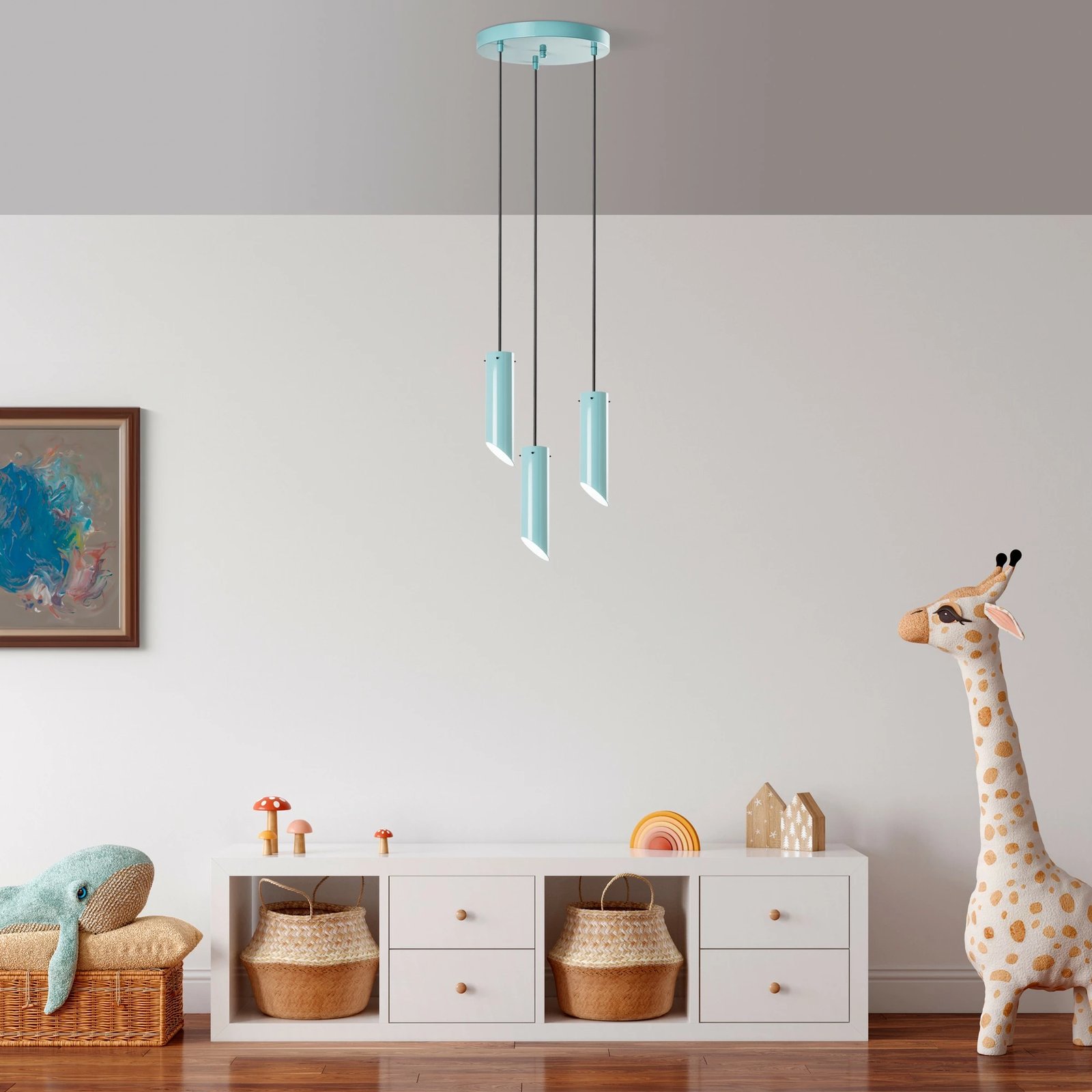 Llambë varëse Opviq, Kesik - 6916, ngjyrë tyrkiz