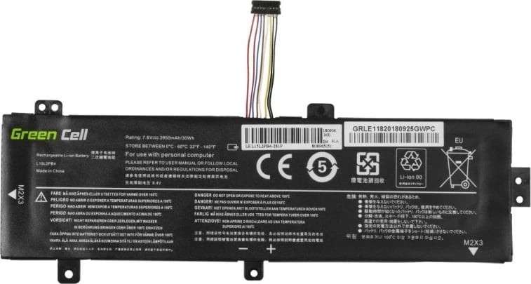 Bateri laptopi Green Cell L15C2PB3 L15L2PB4 L15M2PB3 L15S2TB0 Lenovo, 7.6V 3500 mAh (LE118)