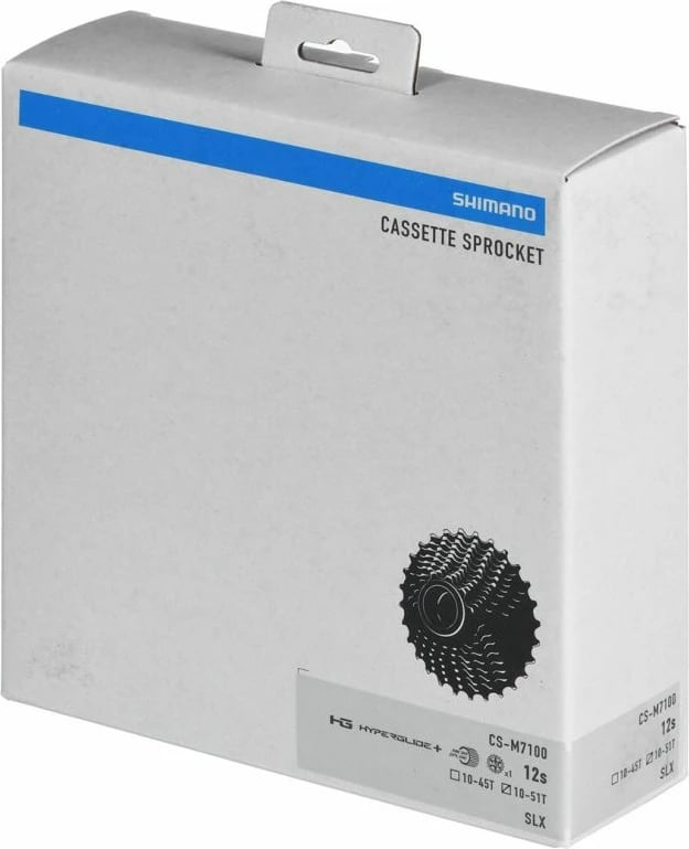 Kasetë biçiklete Shimano për meshkuj, e zezë