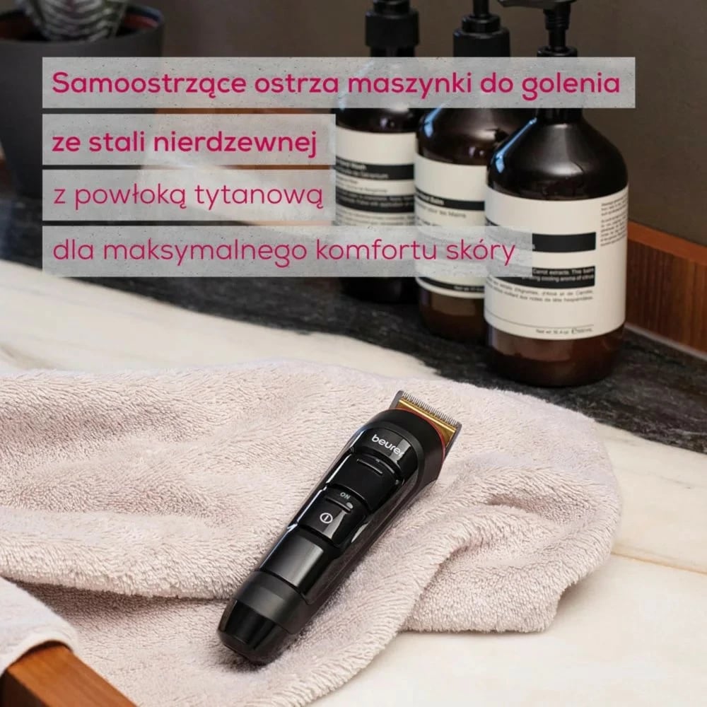 Makinë rroje Beurer MN4X për mjekër, e zezë