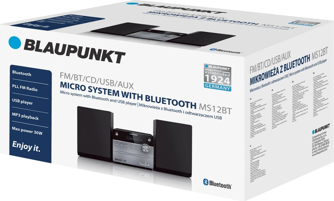 Radio me CD, USB dhe Bluetooth BLAUPUNKT MS12BT