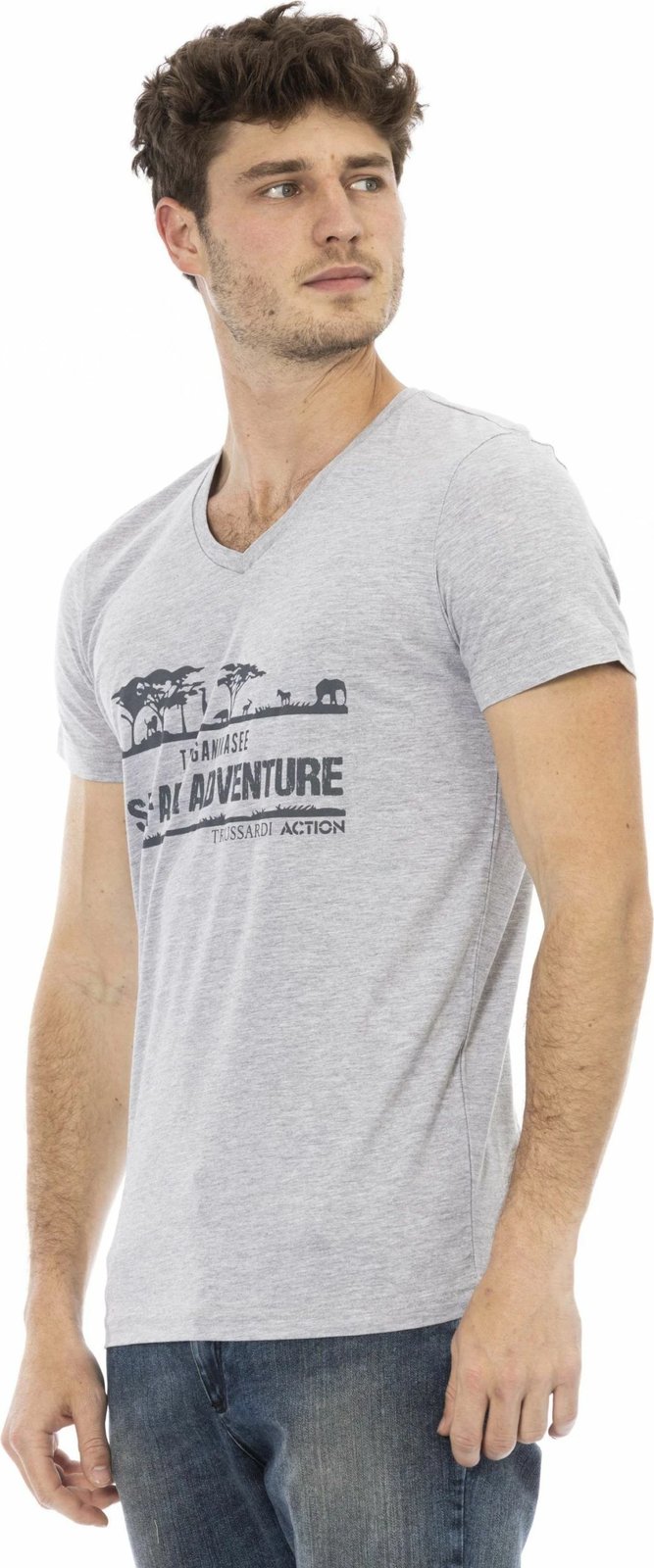 Maicë për meshkuj Trussardi Action, hiri