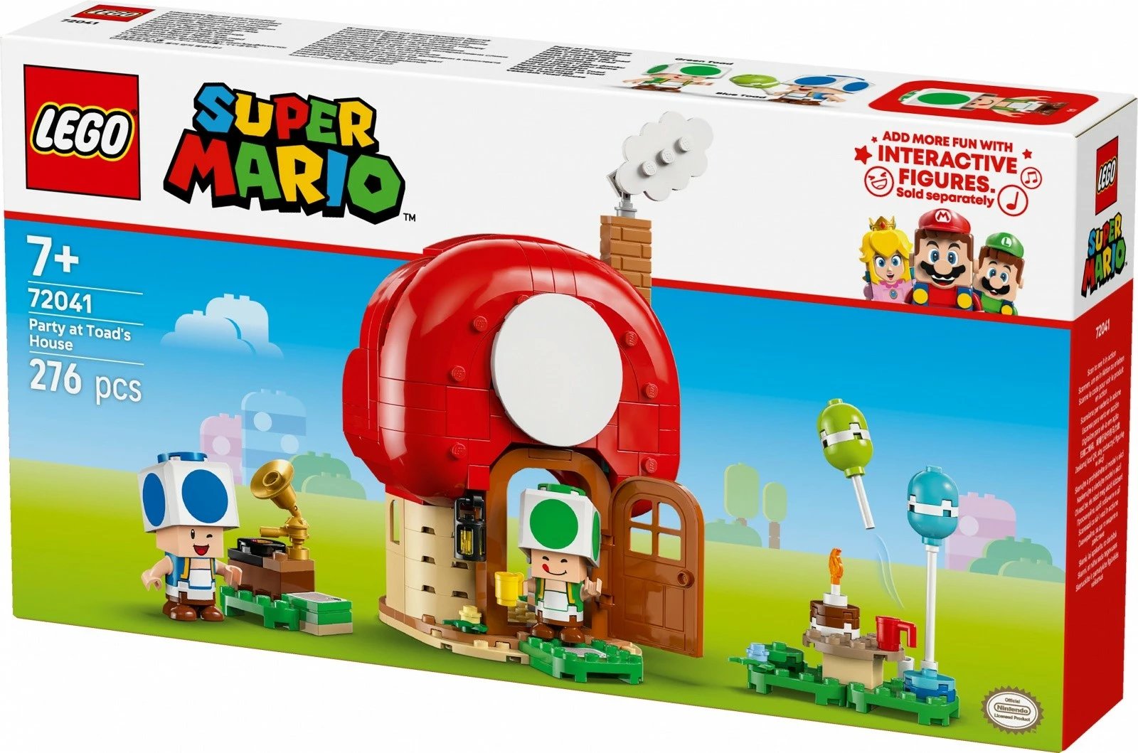 Set LEGO Super Mario 72041 Toad and Housewarming, 276 pjesë