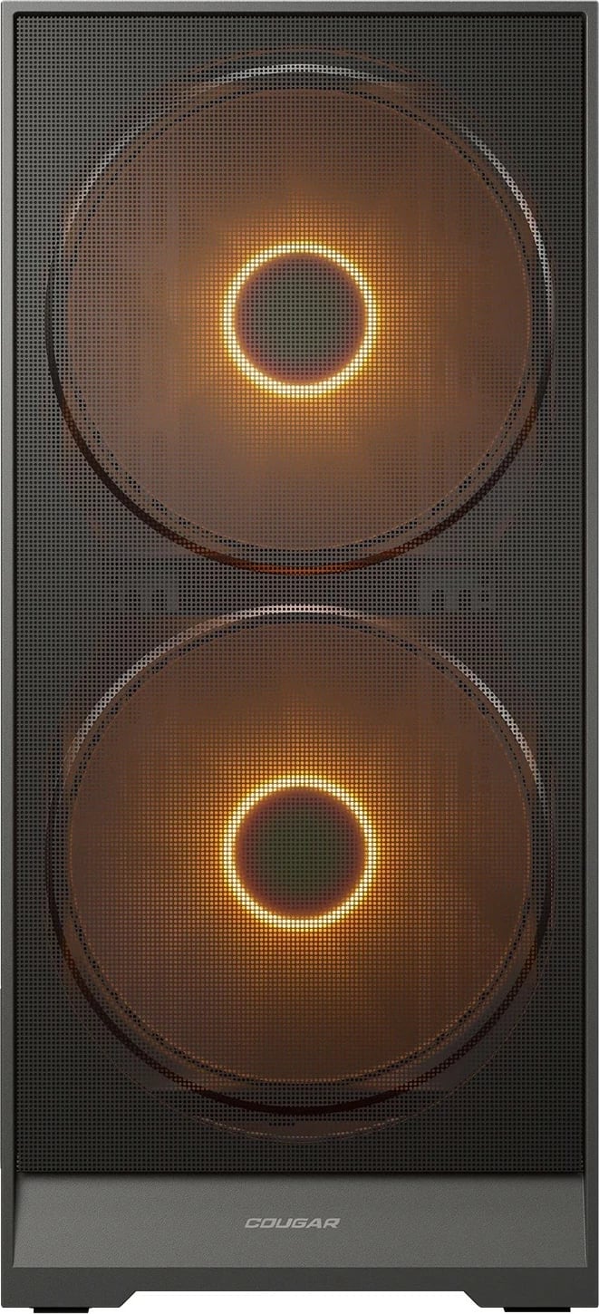 Kasë Cougar Airface 180, Midi Tower, ARGB, e zezë