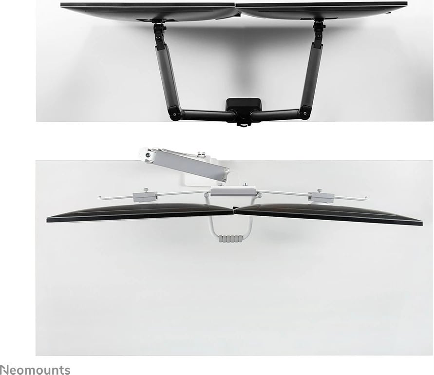 Krah monitori tavoline Neomounts, Clamp/Grommet, 8 kg, 43.2 cm (17"), 81.3 cm (32"), 100 x 100 mm, Bardhë Krah monitori tavoline Neomounts, Clamp/Grommet, 8 kg, 43.2 cm (17"), 81.3 cm (32"), 100 x 100 mm, Bardhë