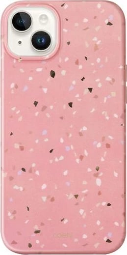 Mbështjellës UNIQ Coehl Terrazzo për iPhone 14 Plus, Rozë