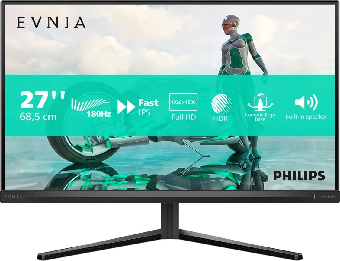 Monitor Philips 27M2N3200A 27 inç IPS Full HD, 2xHDMI+DP, zi/gri Monitor Philips 27M2N3200A 27 inç IPS Full HD, 2xHDMI+DP, zi/gri