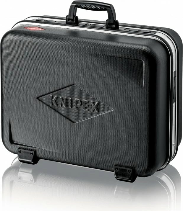 Kasë veglash Knipex BIG Twin, alumini, 38L, kombinim bravë, e zezë