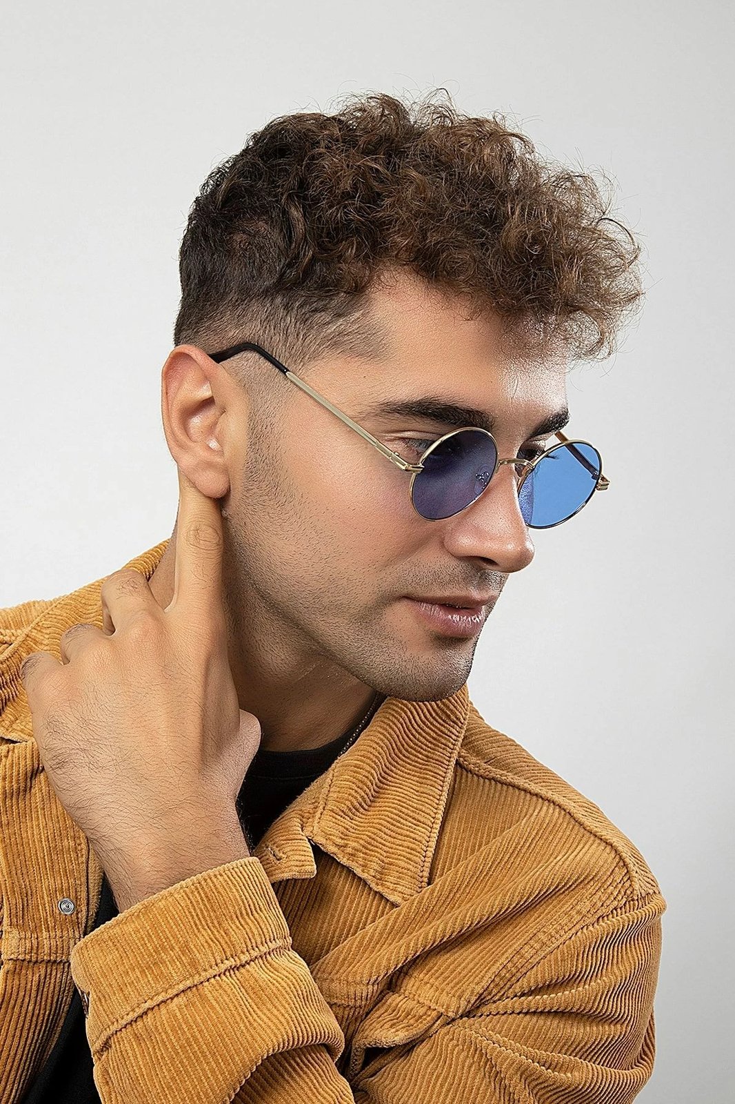 Syze dielli për meshkuj Jumeon, ngjyrë ari dhe kaltër, Pl23Eg516R003