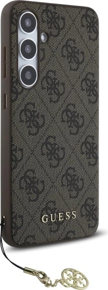 Mbështjellës Guess 4G Charms Collection për Samsung Galaxy S24 FE S721, kafe Mbështjellës Guess 4G Charms Collection për Samsung Galaxy S24 FE S721, kafe