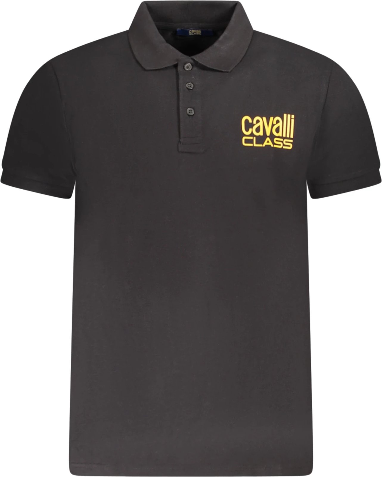 Maicë polo për meshkuj Cavalli Class, e zezë