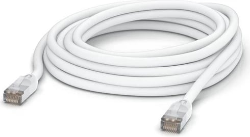 Kabllo rrjeti Ubiquiti UACC-Cable-Patch-Outdoor-8M-W, Cat5e, 8m, e bardhë